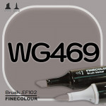 Маркер FINECOLOR Brush WG469 Теплый серый №7
