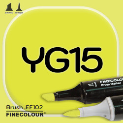 Маркер FINECOLOR Brush YG15 Желтовато-зеленый