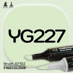 Маркер FINECOLOR Brush YG227 Желтовато-зеленый