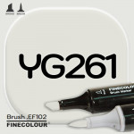 Маркер FINECOLOR Brush YG261 Желтовато-серый №3