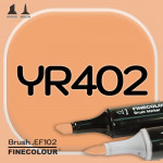 Маркер FINECOLOR Brush YR402 Темно-оранжевый
