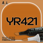 Маркер FINECOLOR Brush YR421 Желтоватый оттенок