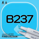 Маркер FINECOLOR Junior B237 Голубой цианин двухсторонний