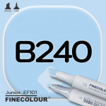 Маркер FINECOLOR Junior B240 Светло-голубой двухсторонний