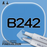 Маркер FINECOLOR Junior B242 Королевский синий двухсторонний