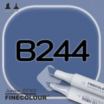 Маркер FINECOLOR Junior B244 Синяя волна двухсторонний