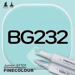 Маркер FINECOLOR Junior BG232 Зеленовато-мятный двухсторонний