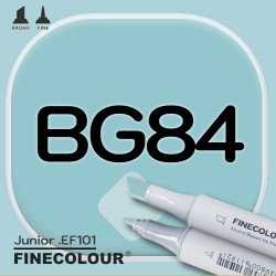 Маркер FINECOLOR Junior BG84 Зеленая бездна двухсторонний