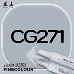 Маркер FINECOLOR Junior CG271 Резкий серый №5 двухсторонний