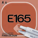 Маркер FINECOLOR Junior E165 Рыжеватый двухсторонний