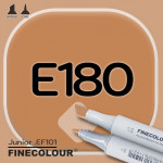 Маркер FINECOLOR Junior E180 Середина сиенны двухсторонний