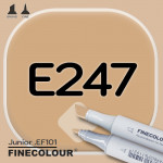 Маркер FINECOLOR Junior E247 Глубокий бежевый двухсторонний