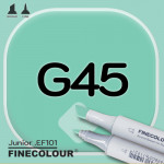 Маркер FINECOLOR Junior G45 Зеленый лес двухсторонний
