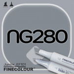Маркер FINECOLOR Junior NG280 Нейтральный серый №7 двухсторонний
