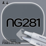 Маркер FINECOLOR Junior NG281 Нейтральный серый №8 двухсторонний