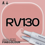 Маркер FINECOLOR Junior RV130 Коричнево-розовый двухсторонний