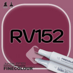 Маркер FINECOLOR Junior RV152 Аргиль фиолетовый двухсторонний