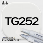 Маркер FINECOLOR Junior TG252 Серый тонер №2 двухсторонний