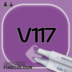 Маркер FINECOLOR Junior V117 Фиолетовый глубокий двухсторонний