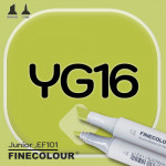 Маркер FINECOLOR Junior YG16 Темно-желтовато зеленый двухсторонний