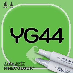 Маркер FINECOLOR Junior YG44 Пальмовый зеленый двухсторонний
