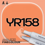 Маркер FINECOLOR Junior YR158 Оранжевый кадмий двухсторонний