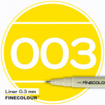 Линер FINECOLOUR Liner 002 Цвет кукурузы