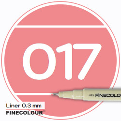 Линер FINECOLOUR Liner 016 Красновато-оранжевый