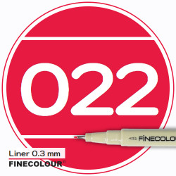 Линер FINECOLOUR Liner 019 Насыщенный красный