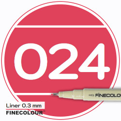 Линер FINECOLOUR Liner 022 Глубокий красный