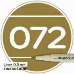 Линер FINECOLOUR Liner 070 Глубокий оливкоовый оттенок