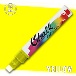Маркер меловой Fat&Skinny Chalk 10 мм Желтый (Yellow)