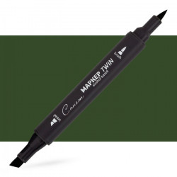 Маркер Twin Brush Сонет G554 Зеленый хаки, спиртовой