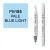 Маркер TOUCH BRUSH PB185 Синий Светлый Бледный (Pale Blue Light) двухсторонний на спиртовой основе