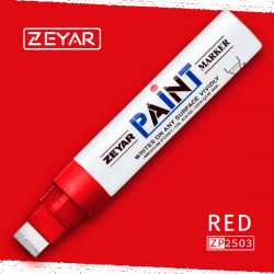 Маркер Zeyar Paint marker масляный Красный (Red), 15 мм 