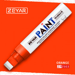 Маркер Zeyar Paint marker масляный Оранжевый (Orange), 15 мм 