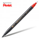 Линер кисть Pentel Brush Pen SFW34A, черный