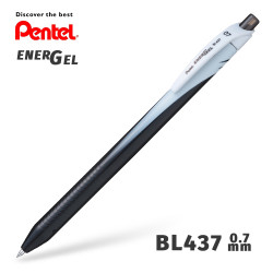 Гелевая ручка линер Pentel EnerGel Wave BL437-A Черный