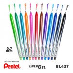 Гелевая ручка линер Pentel EnerGel Wave BL437-B Красный