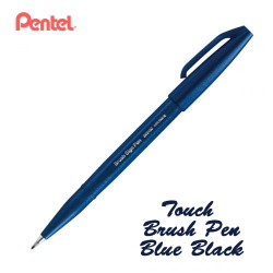 Фломастер-кисть Touch Brush Sign Pen Темно-синий