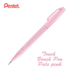 Фломастер-кисть Touch Brush Sign Pen Бледно-розовый
