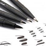 Линер-кисть для каллиграфии Pentel Brush Sign Pen Extra Fine