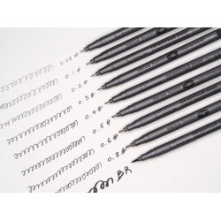 Ручки капиллярные для черчения ЗХК "Сонет", цвет чёрный