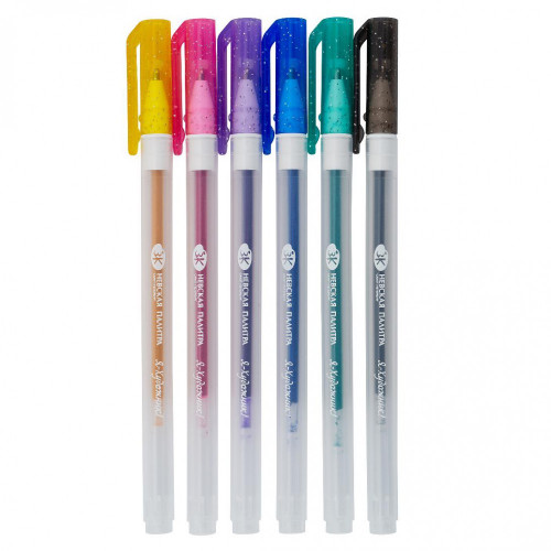 Купить Гелевые ручки «Я-Художник!», в наборе 6 перламутровых цветов вмагазине для художников «ВикАрт»