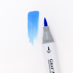Маркер спиртовой Малевичъ GrafArt Brush, Голубой B603