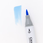 Маркер спиртовой Малевичъ GrafArt Brush, Голубой светлый B602
