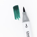 Маркер спиртовой Малевичъ GrafArt Brush, Зеленый плющ G506