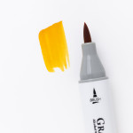 Маркер спиртовой Малевичъ GrafArt Brush, Золотистый Y103