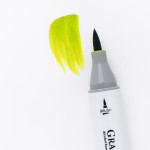 Маркер спиртовой Малевичъ GrafArt Brush, Лайм G202