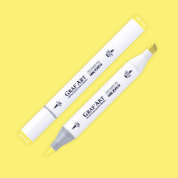 Маркер спиртовой Малевичъ GrafArt Brush, Лимонный Y302